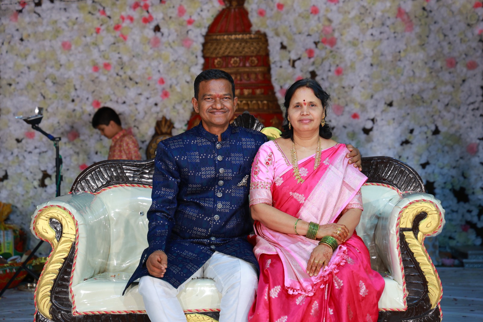 Ganji Krishna Murthy and Chiluveri Maha Lakshmi - recent photo